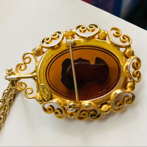 JULIANA for CELEBRITY CAMEO BROOCH-PENDANT - Picture 10 of 14